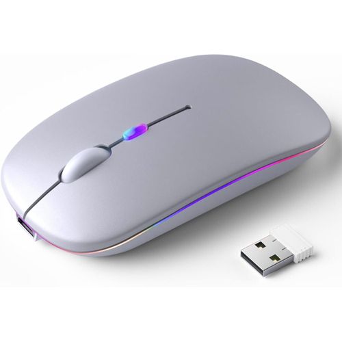 HP W10 Wireless RGB Bluetooth, Wireless, Rechargeable Slim Mouse