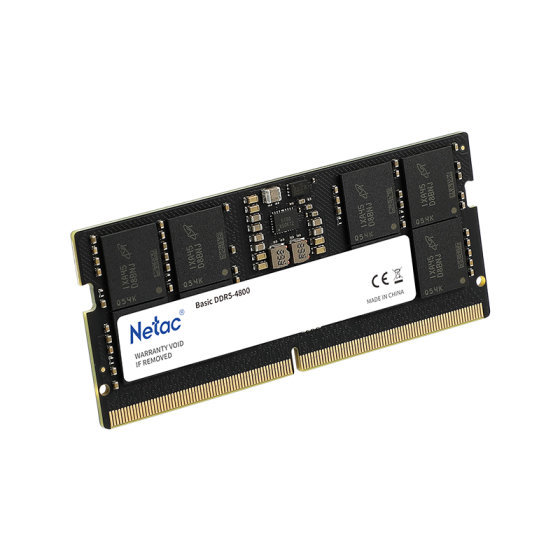 Netac 8GB Basic DDR5 4800MHz PC5-38400 SODIMM RAM