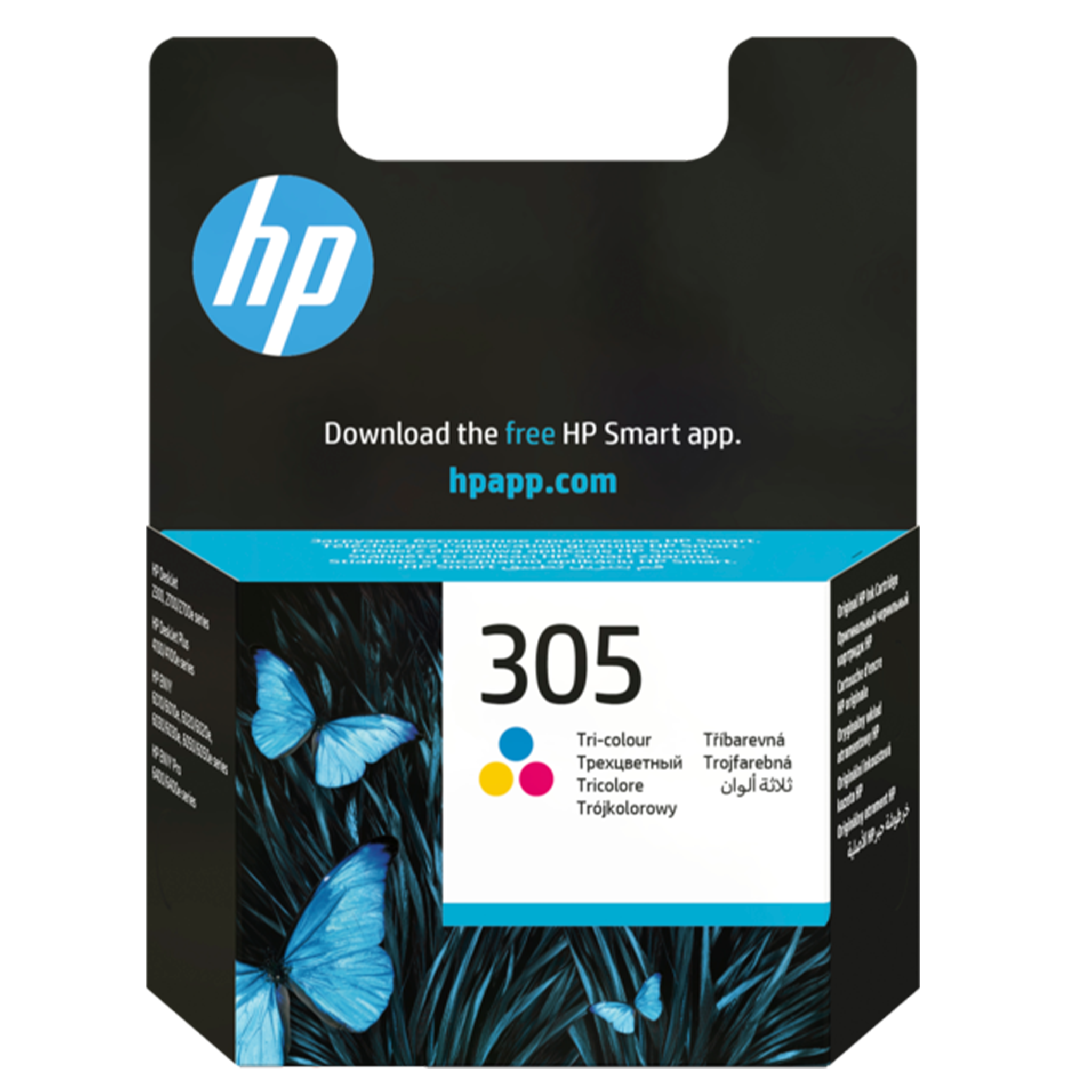 HP 305 Tri-color Original Ink Cartridge (3YM60AE)