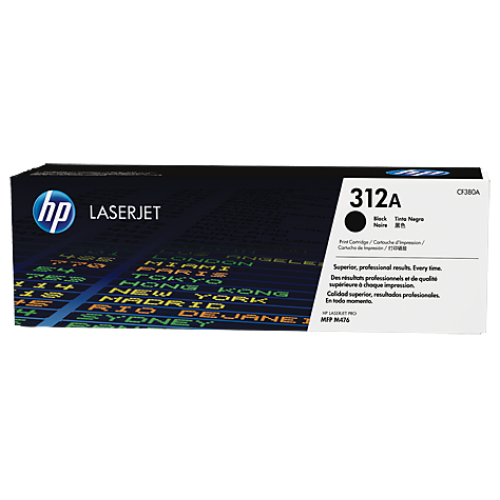 HP 312A Black Toner Cartridge- CF381A