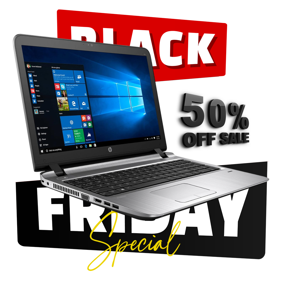 HP ProBook 450 G3 15.6" Anti-glare Display, Intel core i5 6th Gen Processor  8GB RAM   256GB SSD windows 11 pro