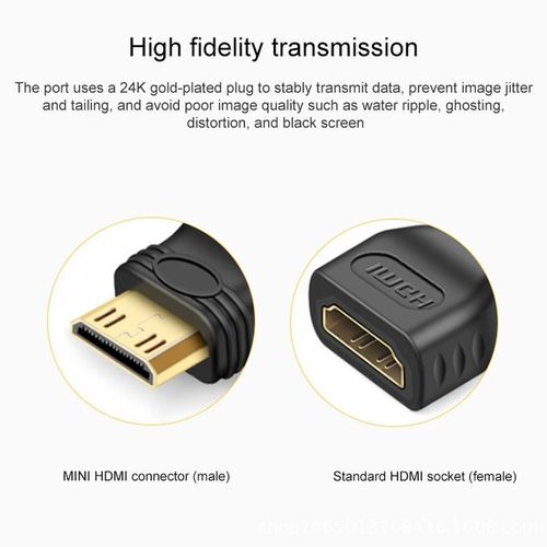 Generic Gold Plated HDMI Female To Mini HDMI Male Adapter