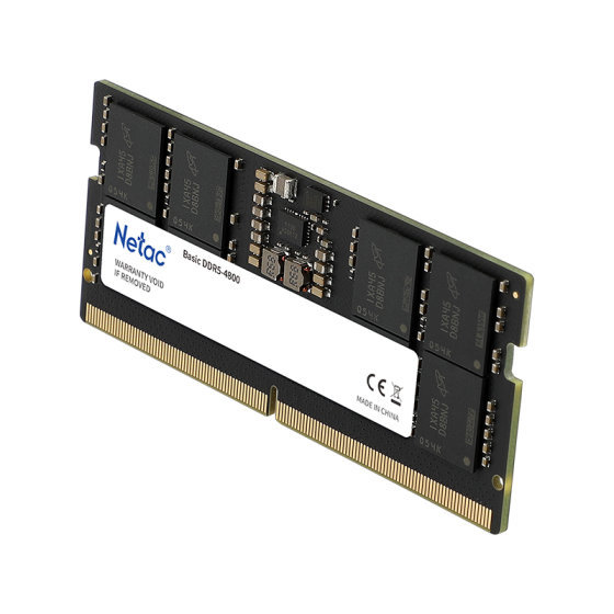 Netac 8GB Basic DDR5 4800MHz PC5-38400 SODIMM RAM