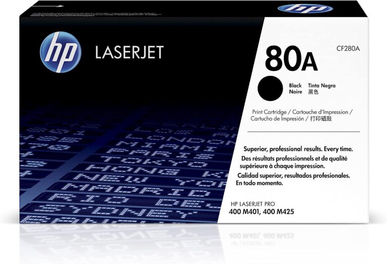 HP 80A Black Toner Cartridge - CF280A