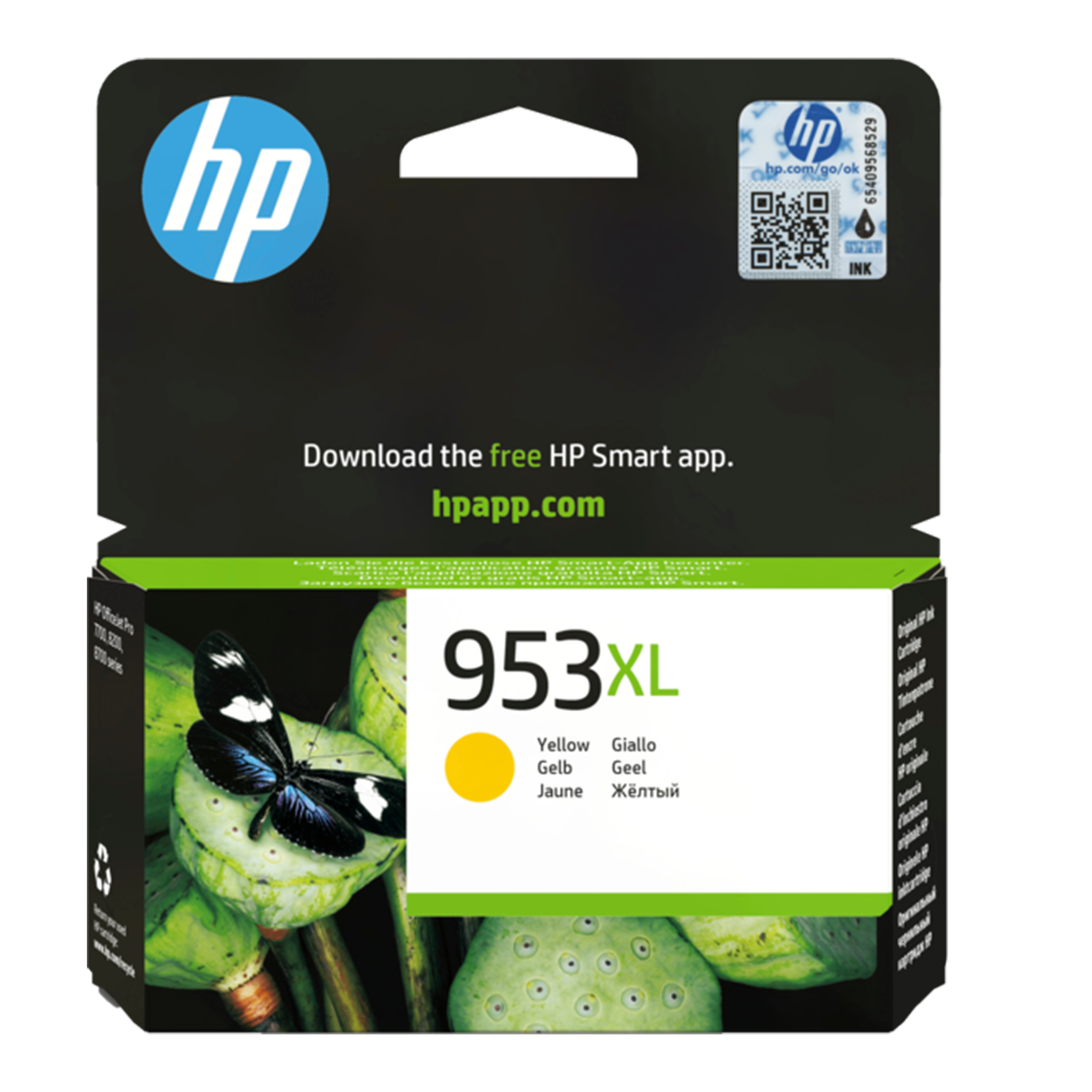 HP 953XL (F6U18AE) High Yield Yellow Original Ink Cartridge