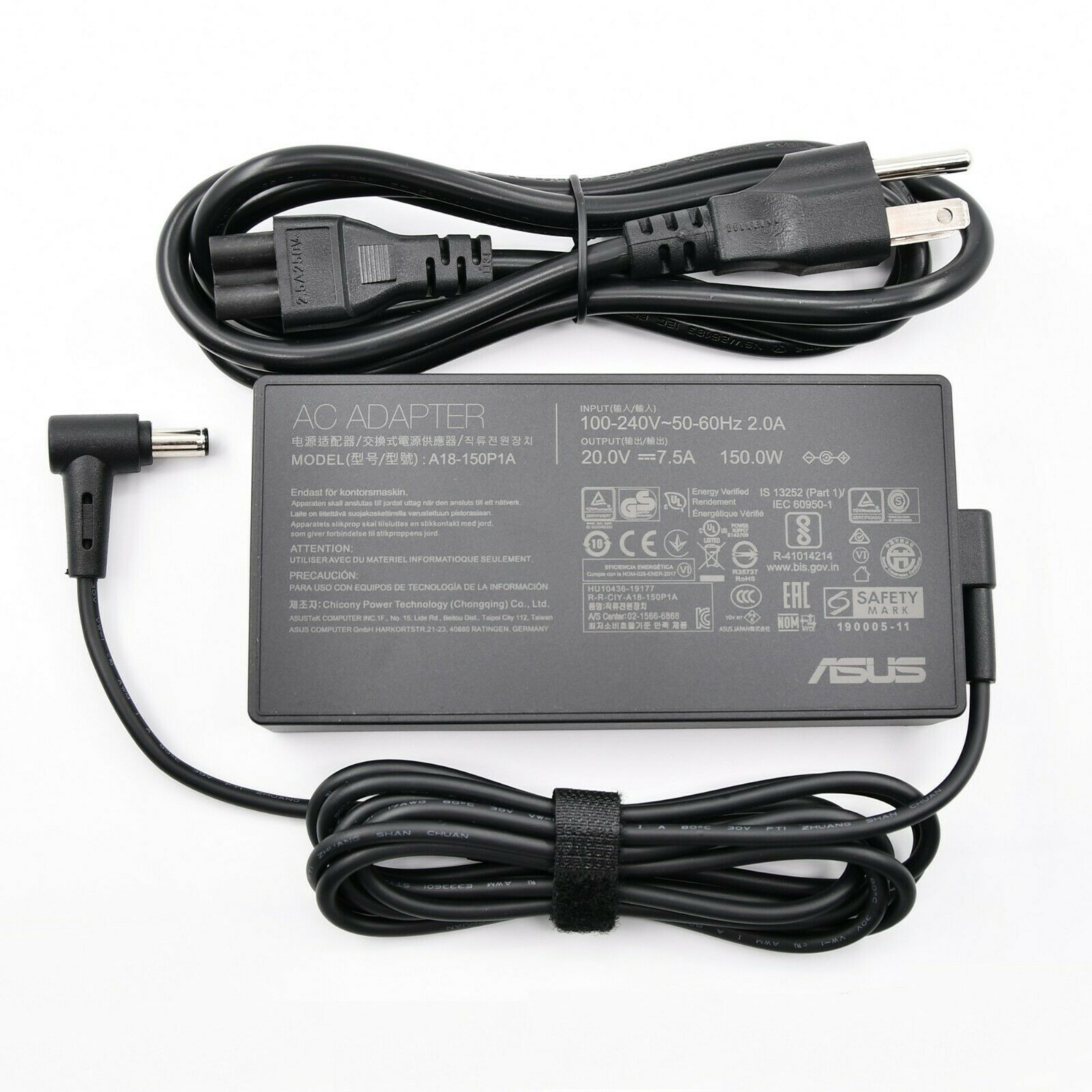 Original Asus 150w 19v 7.5a AC adapter