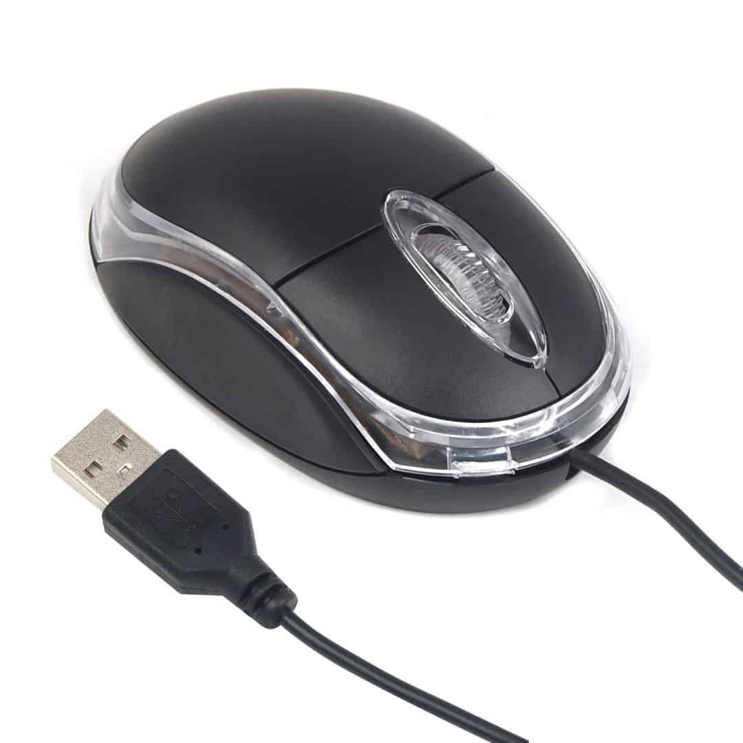 Brown Box Wired LED Optical Mouse (HP,Dell,Acer,IBM..etc)