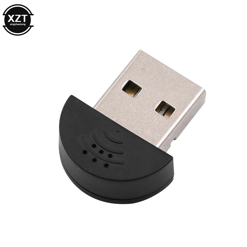 Super Mini USB 2.0 Microphone MIC Audio Adapter Portable Studio Speech