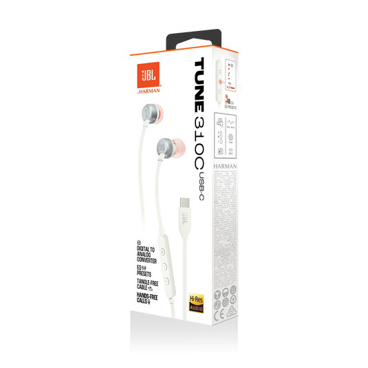 JBL Tune 310C USB | Wired Hi-Res In-Ear Headphones