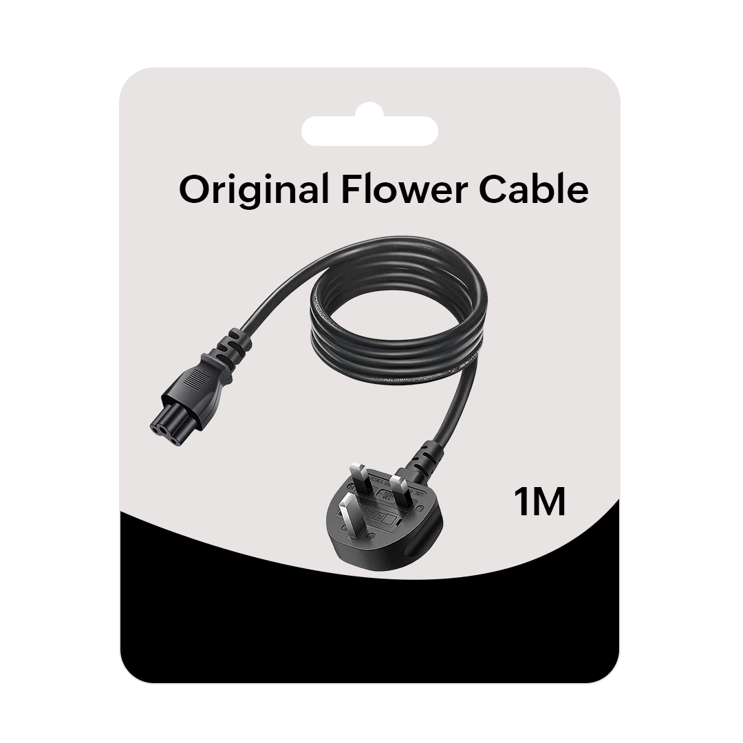 Original Fused 3 Pin Flower Power Cable