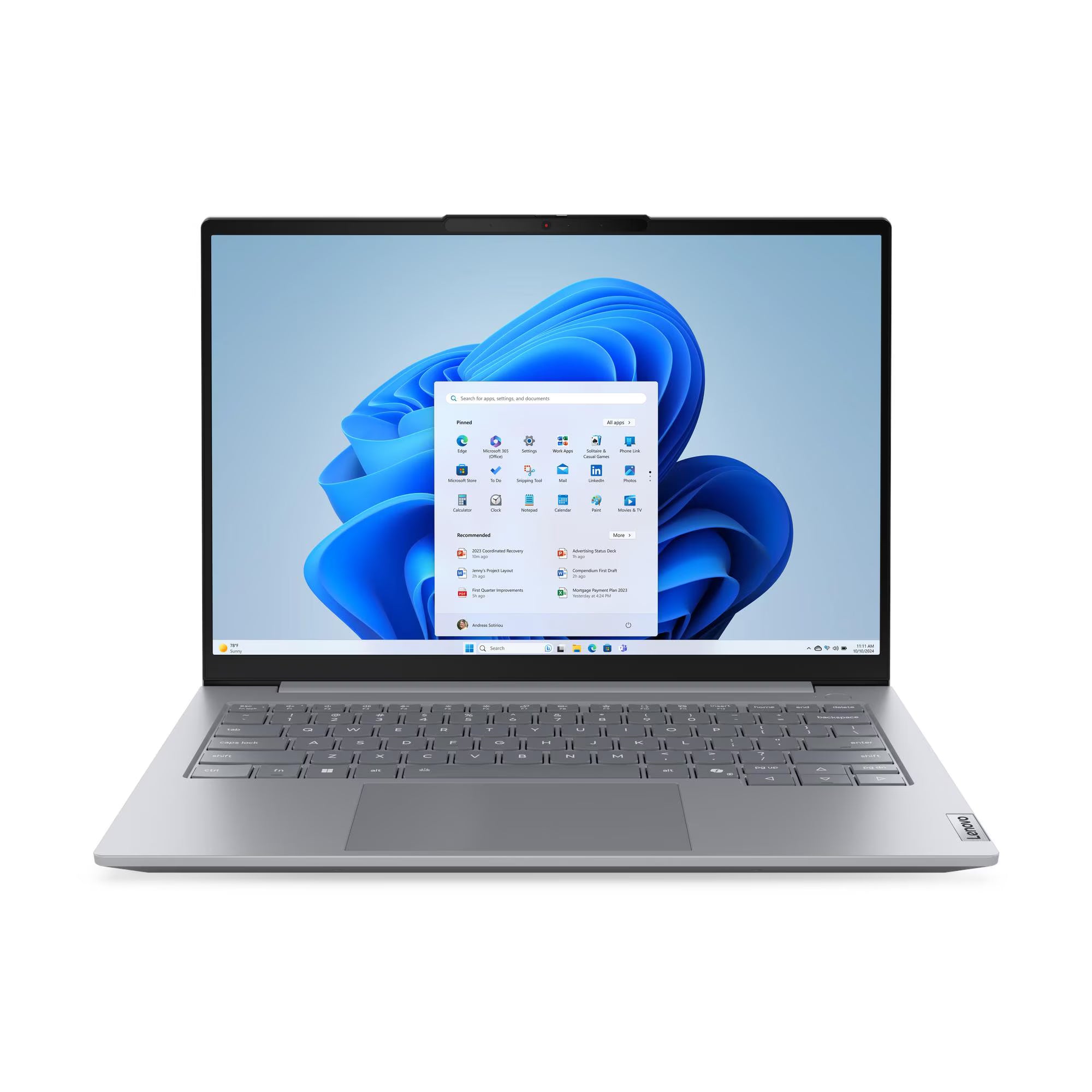 Lenovo ThinkBook 14 Gen 8 IAL Intel Core Ultra 7 255H Processor 14" WUXGA Display 16GB RAM 512GB SSD No OS - 21SJ000YUE