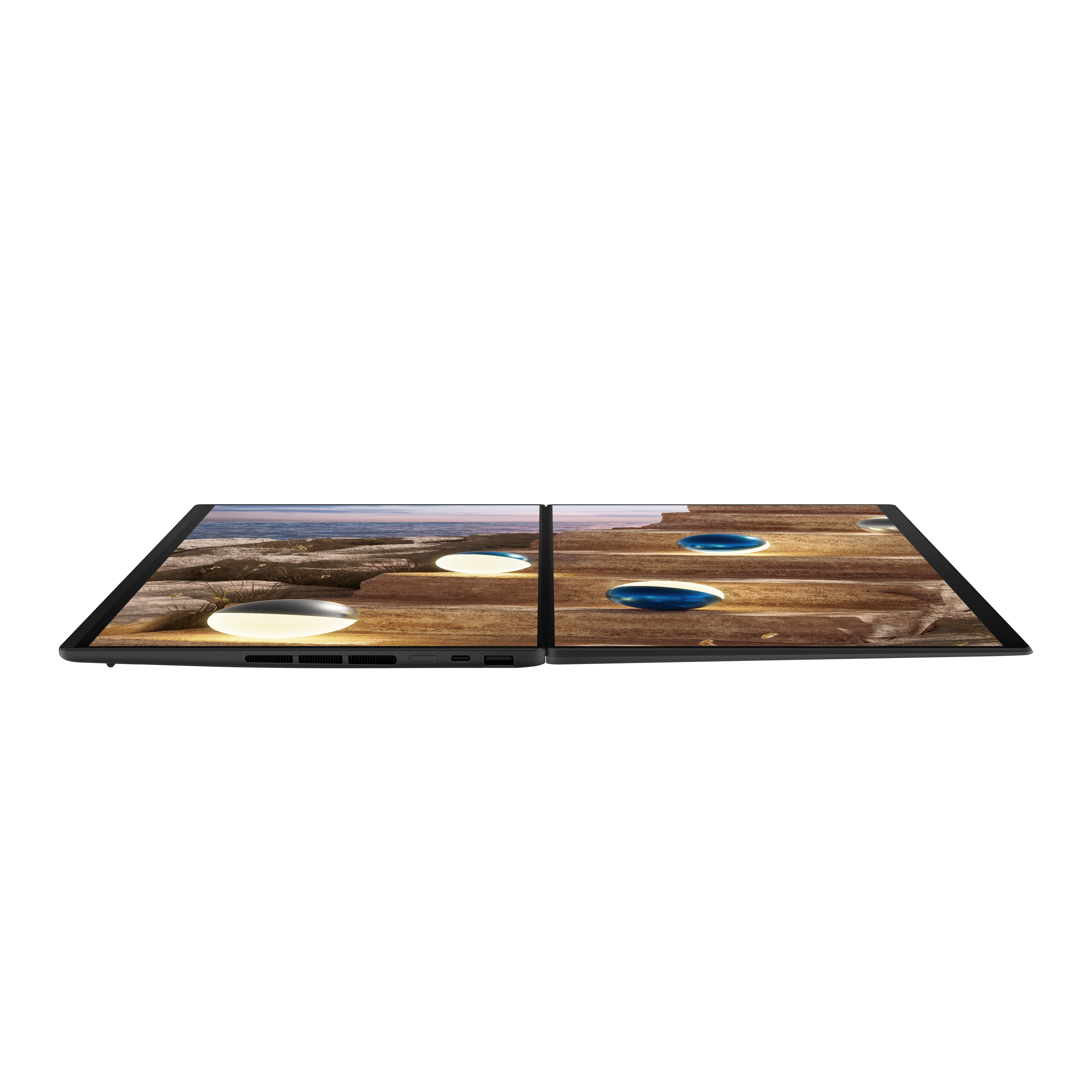 ASUS Zenbook DUO (UX8407); Copilot+ PC Intel® Core™ Ultra 9 386H Processor Intel® NPU up to 50TOPS Dual 3K OLED 144Hz Touch Display 32GB RAM 2TB SSD Windows 11 Home UX8407AA-SN099W