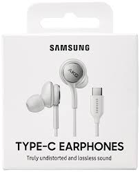 SAMSUNG TYPE C EARPHONES (WHITE& MAROON)