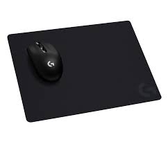 mouse pad with Anti-fray Stitching, Premium-Textured & Waterproof Computer Mousepad with Non-Slip Rubber Base, Gaming Mouse Mat for Laptop, Office & Home Black