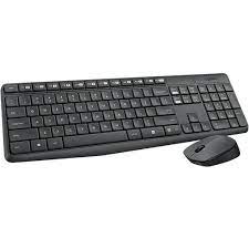 MK235 Wireless Keyboard and Mouse Combo - Logitech Grey