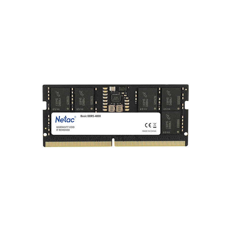 Netac 8GB Basic DDR5 4800MHz PC5-38400 SODIMM RAM