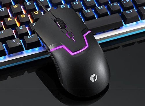 HP M100 Wired Gaming Mouse - 3 Buttons, Adjustable DPI