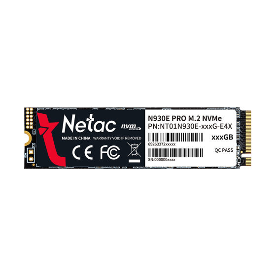 Netac 256GB N930E PRO PCle Gen 3x4 NVMe SSD