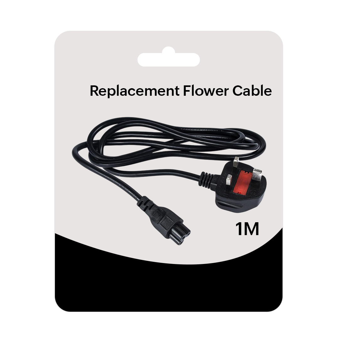 Replacement Fused 3 Pin Flower Power Cable