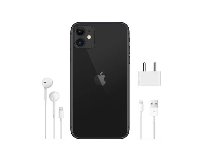 Apple iPhone 11 4GB RAM and 128GB storage black - refurbished