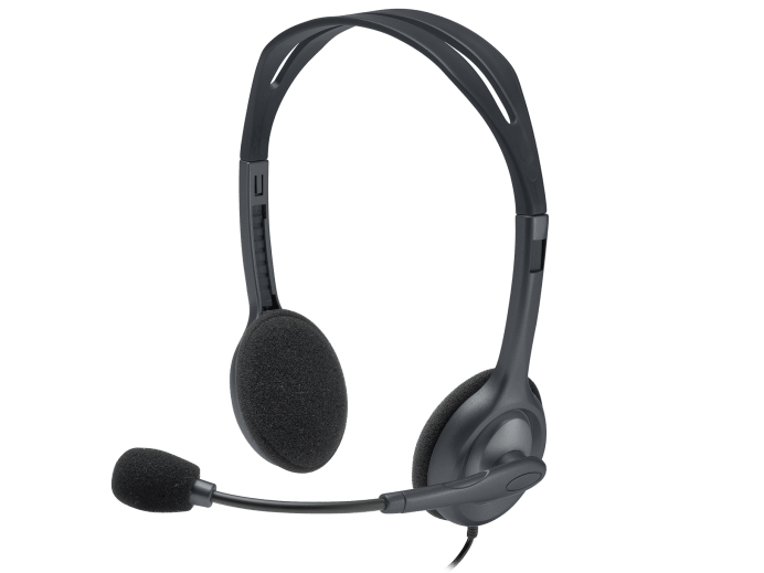 Logitech H111 Wired Stereo Headset with Noise-Cancelling Microphone