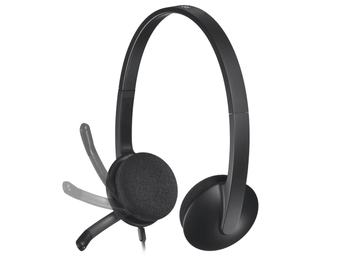 Logitech H340 USB PC Headset with Noise-Cancelling Mic