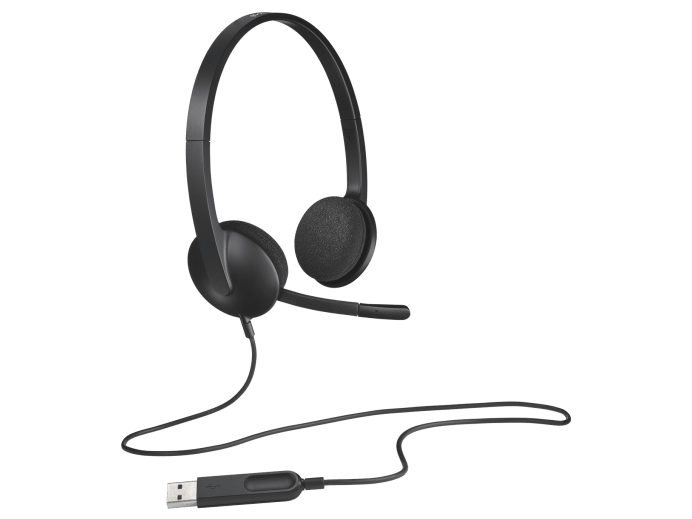 Logitech H340 USB PC Headset with Noise-Cancelling Mic