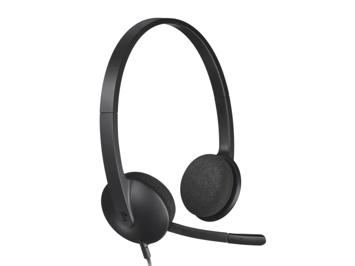 Logitech H340 USB PC Headset with Noise-Cancelling Mic