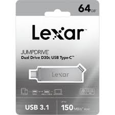64GB Lexar® JumpDrive® V100 USB 3.0 Flash Drive, Global