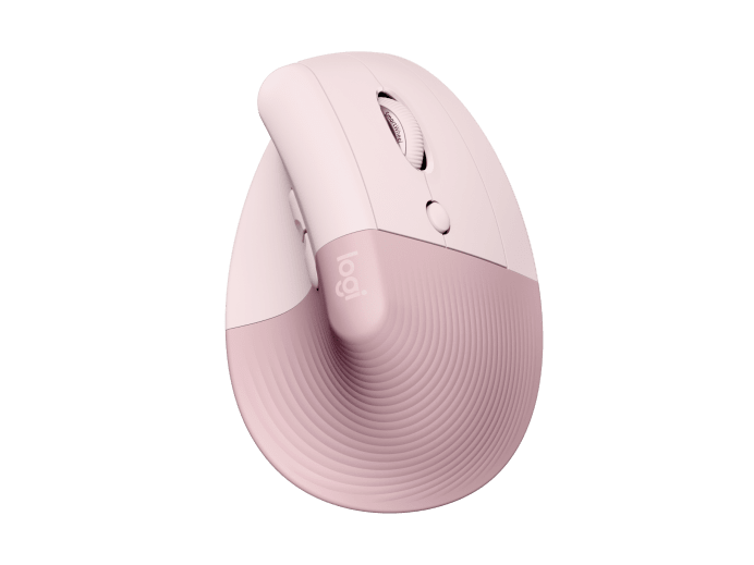 Logitech Lift Bluetooth Vertical Ergonomic Mouse - Rose