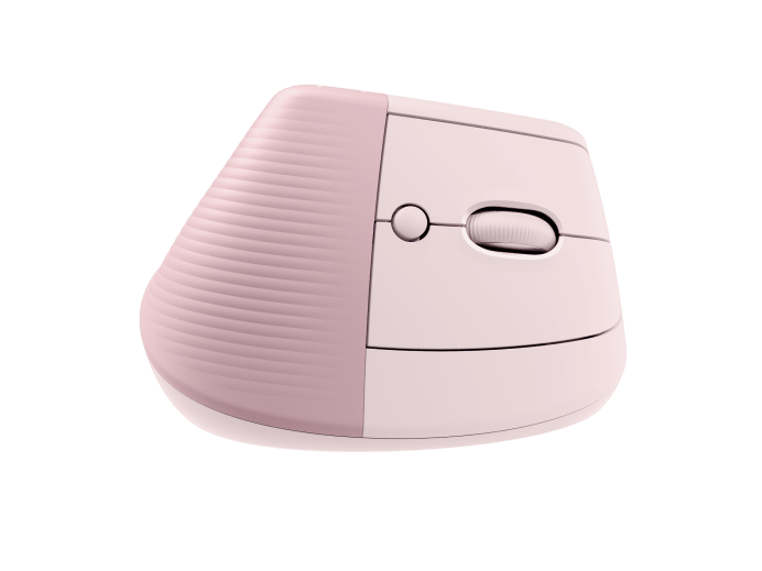 Logitech Lift Bluetooth Vertical Ergonomic Mouse - Rose