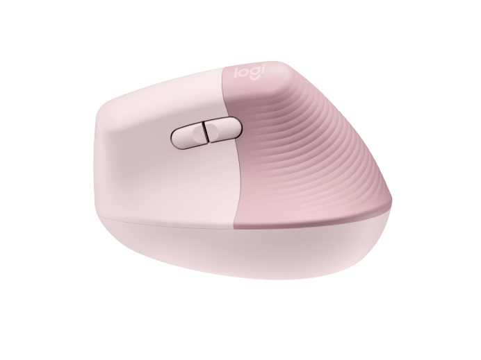 Logitech Lift Bluetooth Vertical Ergonomic Mouse - Rose