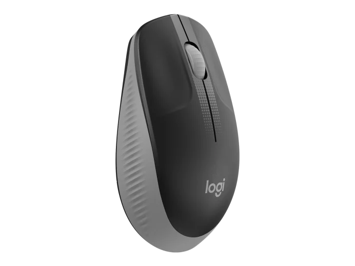 Logitech M190 Full-Size Wireless Mouse - Mid Grey