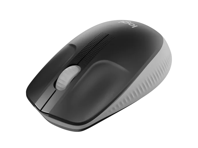 Logitech M190 Full-Size Wireless Mouse - Mid Grey