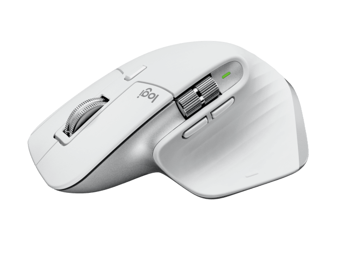 Logitech MX Master 3S Wireless Performance Mouse - Pale Gray