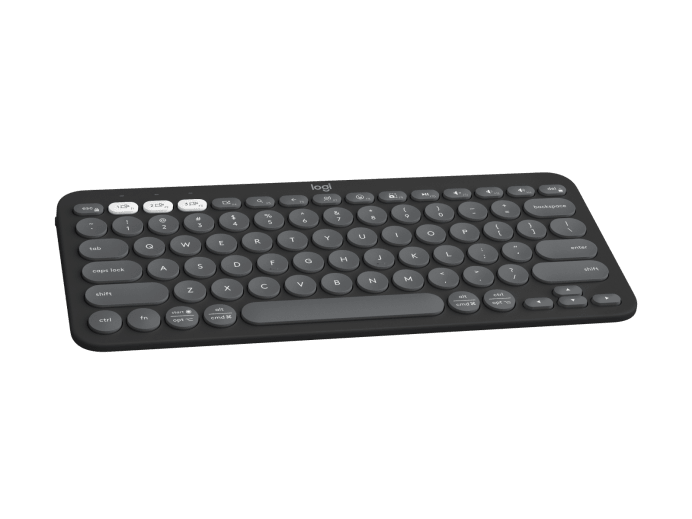 Logitech Pebble Keys 2 K380s Bluetooth Keyboard - Tonal Graphite