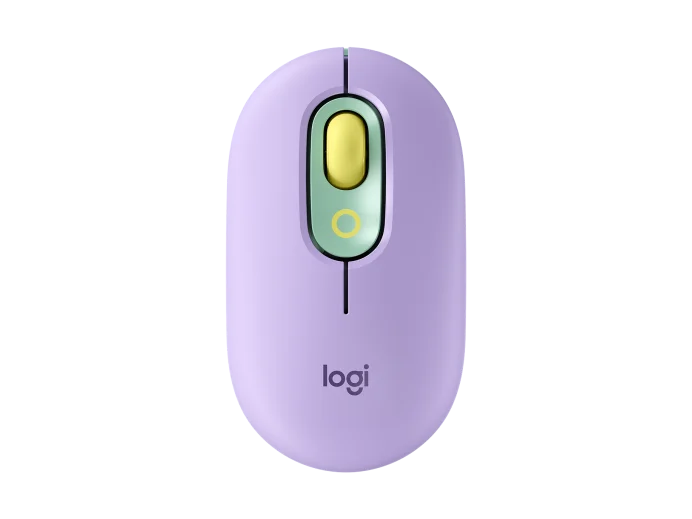 Logitech POP Wireless Mouse with Emoji Button Function