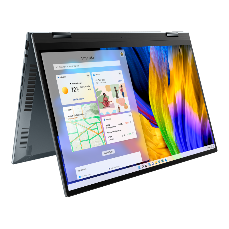 ASUS Zenbook 14 Flip OLED (UP5401ZA, 12th Gen Intel) 14.0-inch, 2.8K OLED Touchscreen Intel Core i7-12700H 16GB RAM 512GB SSD Intel Iris Xᵉ Graphics Windows 11 Home