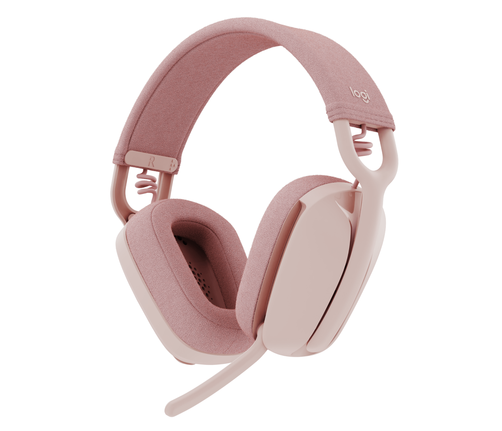 Logitech Zone Vibe 100 Wireless Over the Ear Headphones - Rose