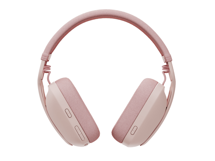 Logitech Zone Vibe 100 Wireless Over the Ear Headphones - Rose