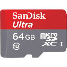 64GB SANDISK MICRO MEMORY CARD
