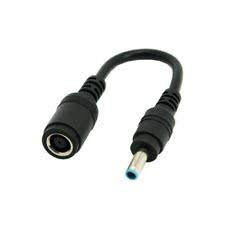 Blue Pin Adapter Cable 7.4x5.0 to 4.5x3.0mm Tip DC Power Charger Converter for HP Dell