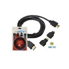 Generic 1.5m 3in1 HDMI to HDMI/Mini/Micro HDMI Adaptor Cable Kit HD for Tablet PC TV-Black