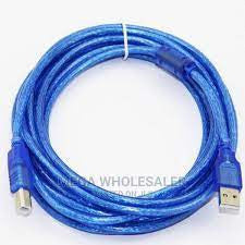 Universal USB Printer Cable 10M Blue