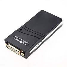 USB 2.0 HDMI/DVI/VGA ADAPTER FOR MULTIPLE MONITORS UP TO 1920X1080