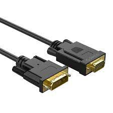 DVI 24 + 1 male to VGA male cable - 1920x1080P - 1M