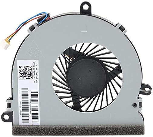 Replacement CPU Cooling Fan for HP 250 G4 255 G4 Notebook 15-AC Series DC28000GAR0, 4-Pin 4-Wire SPS 813946-001