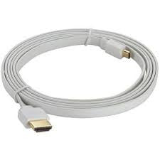 D-Link HDMI 1.4 A TYPE D (HDMI TO MICRO HDMI) 1.8m flat cable, White