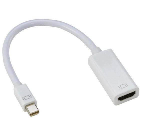 Mini DisplayPort to HDMI Adapter Cable for Apple Macbook, Macbook Pro, iMac, Macbook Air, Mac Mini Laptop