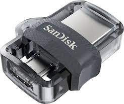 Roll over image to zoom in SanDisk Ultra Dual 32 GB USB 3.0 OTG Pen Drive (Black)
